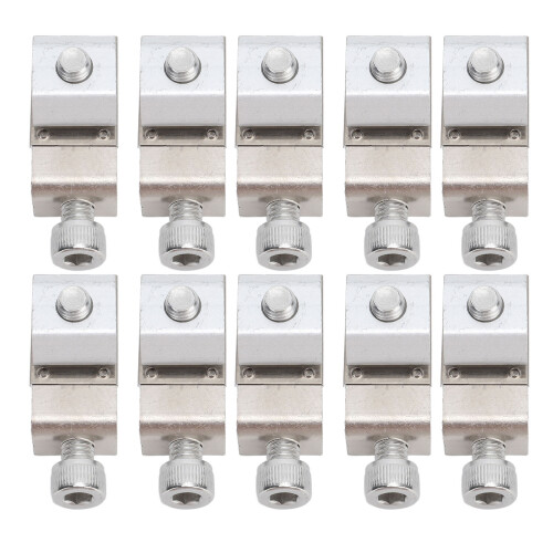 10 Pcs Solar Grounding Lugs Steel Clamp Kit 1