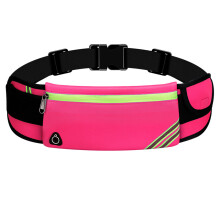Cintura da corsa, impermeabile, regolabile con fascia elastica, marsupio fitness per uomo e donna con foro speciale per le cuffie.