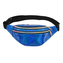 Holographic Waist Bag, Waterproof Adjustable Strap Gender Neutral Adventure Ready Crossbody Bag for Shopping Travel Walking Cycling Hiking Holidays Fe
