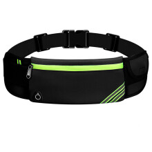 Running Belt, Waterproof Design Adjustable Elastic Band Fitness Waist Bag for Women Men with Special Headphone Hole