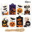 Κρεμαστές ετικέτες για στοιχεία Halloween, ετικέτες δώρων Halloween με κορδόνια για ευρύ 2