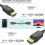 Πλεγμένο καλώδιο DisplayPort υψηλής ταχύτητας, σύνδεσμος αρσενικού σε αρσενικό για 5