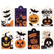 Etykiety na prezenty z motywem Halloween, zawieszki, wysokiej jakości sznurek jutowy na etykiety na upominki na imprezę, artykuły do