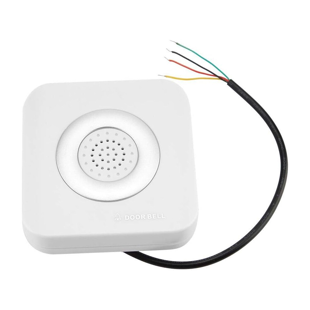Wall Mounted Doorbell Chime, Wired Doorbell For Office Security Dc 12V Indoor Alarm With 90Db Dingdong Musical Tone, Access Control System Compatible 9009791570120
