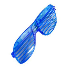 Multifunktionale blaue LED-Sonnenbrille - Leuchtet im Dunkeln Partyschablone