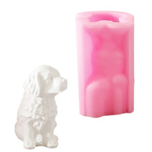 Pet Dog Ornament Plaster Mold Animal Theme Silicone Mold
