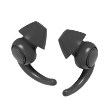 Bouchons d'oreilles en silicone noir, étanches et doux de 7ème génération, pour dormir, nager et protéger l’ouïe