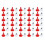 Compact 60 Pcs Lifelike Mini Traffic Cones for Various Applications 2
