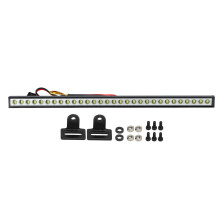 Superheldere LED-lichtbalk, handmatig bedienbare nachtverlichting van aluminiumlegering voor 1/8 en 1/10 RC-auto's met verstelbare beugel en