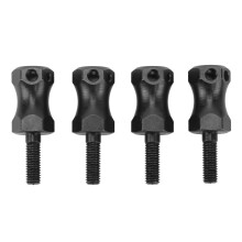 Porcas adaptadoras sextavadas para veículos RC, acessórios de alta resistência para carros RC, peças usinadas com precisão em CNC, componentes