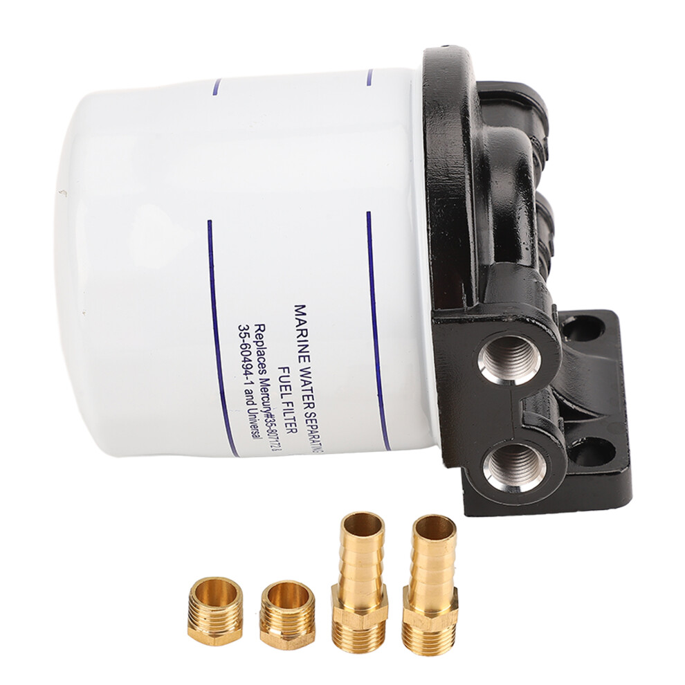 Marine Fuel Water Separator, Spin-On Filter Design High Performance Applications Stainless Steel Corrosion Resistance Fuel Filter For Compact Setups 9482828864728