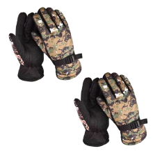 Guantes de ciclismo, diseño para pantalla táctil, palma de PU completa, antideslizantes, resistentes al desgaste, función anticorte, impermeables