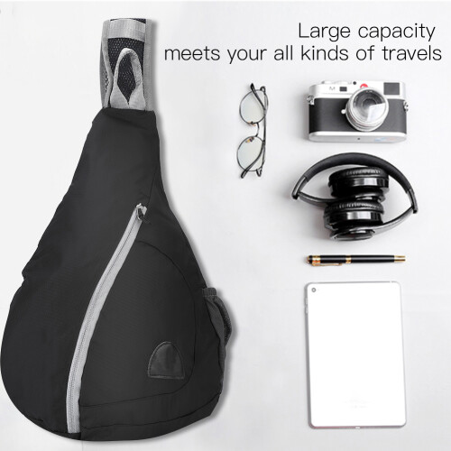 Travel Sling Backpack for Urban Explorers, Lightweight Water Resistant Shoulder Bag with Adjustable Shoulder Strap for Practical Use 2
