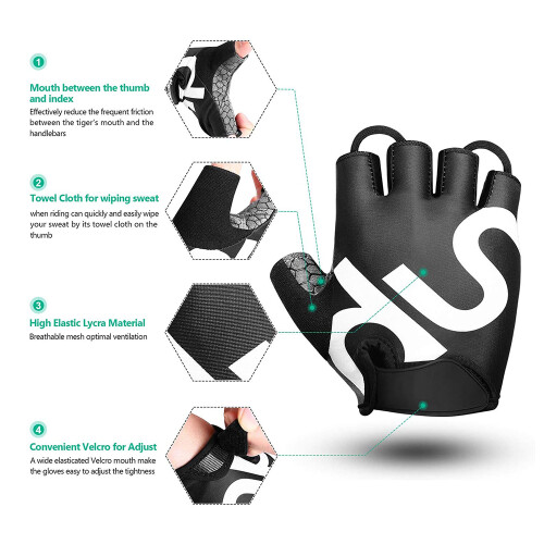 Workout Gloves, Bone-Protective Design, Breathable Design, For Gym Enthusiasts 2