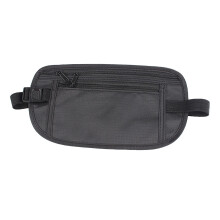 RFID Blocking Travel Wallet Hidden Money Belt For Secure Passport Holder Adjustable Elastic Waist Pack With Breathable Mesh Backing