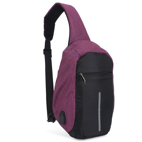 Ευέλικτο σακίδιο πλάτης crossbody για ταξίδια, πεζοπορία, ποδηλασία, με αδιάβροχο