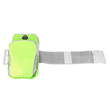 Sporty Fitness Armband, Sweatproof Premium Material Adjustable Strap for Your Running Adventures, Portable Phone Holder with Headphone Jack Design for