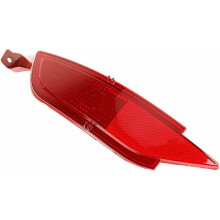 Reflector voor de bestuurderskant van de bumper van de Ford Fiesta Mk7, gemaakt van hoogwaardig ABS-kunststof voor een lange levensduur en veiligheid.