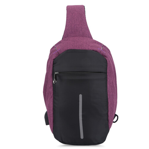 Ευέλικτο σακίδιο πλάτης crossbody για ταξίδια, πεζοπορία, ποδηλασία, με αδιάβροχο 1