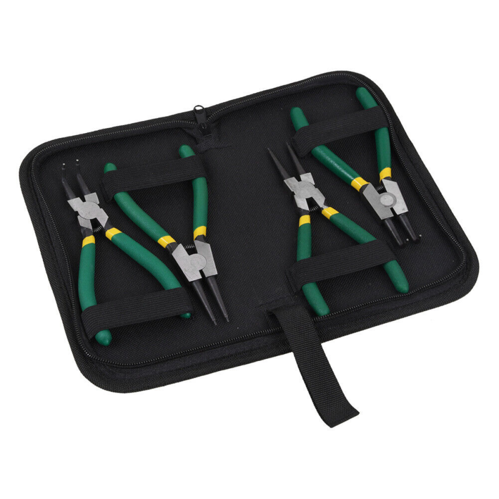 Comfortable Handle Snap Ring Pliers, High Quality Steel Construction For Heavy Duty Applications, Convenient Tools Ideal For Retaining Ring Remover 9173940438972