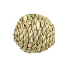 Lit d'herbe pour lapins, fabriqué à la main avec des matériaux naturels, barrière protectrice pour petits animaux, facile à grignoter, jouet à