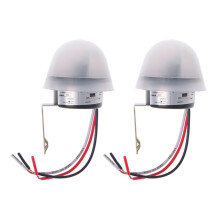 2X Automatic Off Photocell Street Light Lamp C AC 220V 50-60Hz 10A Photo Control Photoswitch Sensor