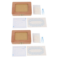 2X Caja de Recuerdo de Diente, Caja de Dientes de Leche Kit Organizador Guardar Dientes de Leche, ColeccióN de Dientes con Recuerdo de Almacenamiento