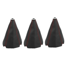 3X Universal Auto Manuell Schaltknaufmanschette Staubschutzdeckel Gamaschenabdeckung Schalthebelmanschette Schaltknaufmanschettenmanschette