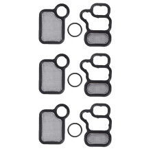 3X Solenoid Spool Valve Gasket VTEC Solenoid Gasket 15845-RAA-A01 for   CRV VTEC K-Series Accord Elements