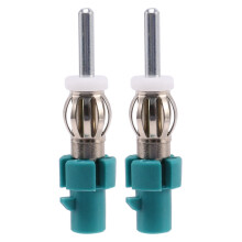 2X Auto Stereo Antennen Adapter FM AM Radio Anschluss - Fakra DIN Antennen Stecker Konverter für Auto EmpfäNger