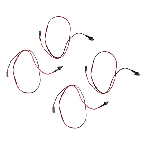 4 Pack 2 Pin SW PC Power Cable /Off Push Button ATX Computer  Wire 45cm