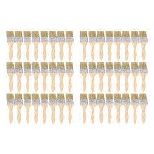 48 Pack of 1.5 Inch (35mm) Paint Brushes and Chip Paint Brushes for Paint Stains Varnishes Glues and Gesso