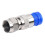100PCS RG6 Compression Connectors Coaxial Cable Waterproof Connection F Compression Connector Compression Tool 6