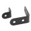 40 Pcs Preto L Brackets 90 Graus Angle Joint Bracket Prendedor para Cadeira de Madeira 7