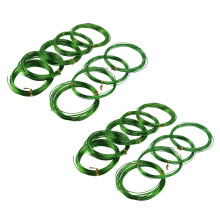 18 Rolls Bonsai Wires Anodized Aluminum Bonsai Training Wire with 3 Sizes (1.0 mm,1.5 mm,2.0 mm),Total 147 Feet (Green)