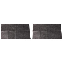 2X Lautsprecher Tuch Auto Subwoofer Box Polyester Faser Schall Absorbierende Board Kleidung Anti Seismische Decke Filz Grau