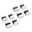 8 x SBR12UU 12mm Aluminum Linear Motion Router Bearing Block, Silver 1