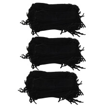 150 Pcs Black Velvet Pen Pouch Sleeve Holder Single Pen Bag Case Pencil Bag