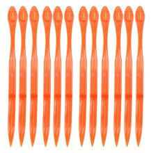 12PCS Easy Orange Citrus Peeler in Bright Orange Color Kitchen Tool