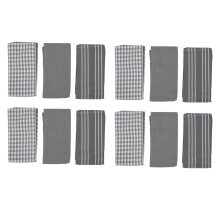 4X Classic Kitchen Towels, 100% Natural Cotton, the Best Tea Towels, Dish Cloth, Absorbent and Lint-Free
