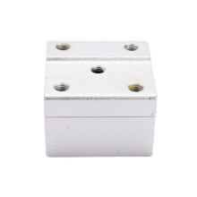8 x SBR12UU 12mm Aluminum Linear Motion Router Bearing Block, Silver