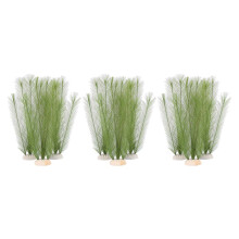 9Pcs Aquarium Decorations Fish Tank Artificial Green Water Plants Made of Silk Fabrics Plastic, Non-Toxic and Safe