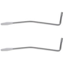 2X Silver 5.0mm Rocker Tremolo Arm Vibrato Steel Lever for Electric Guitar Instruments