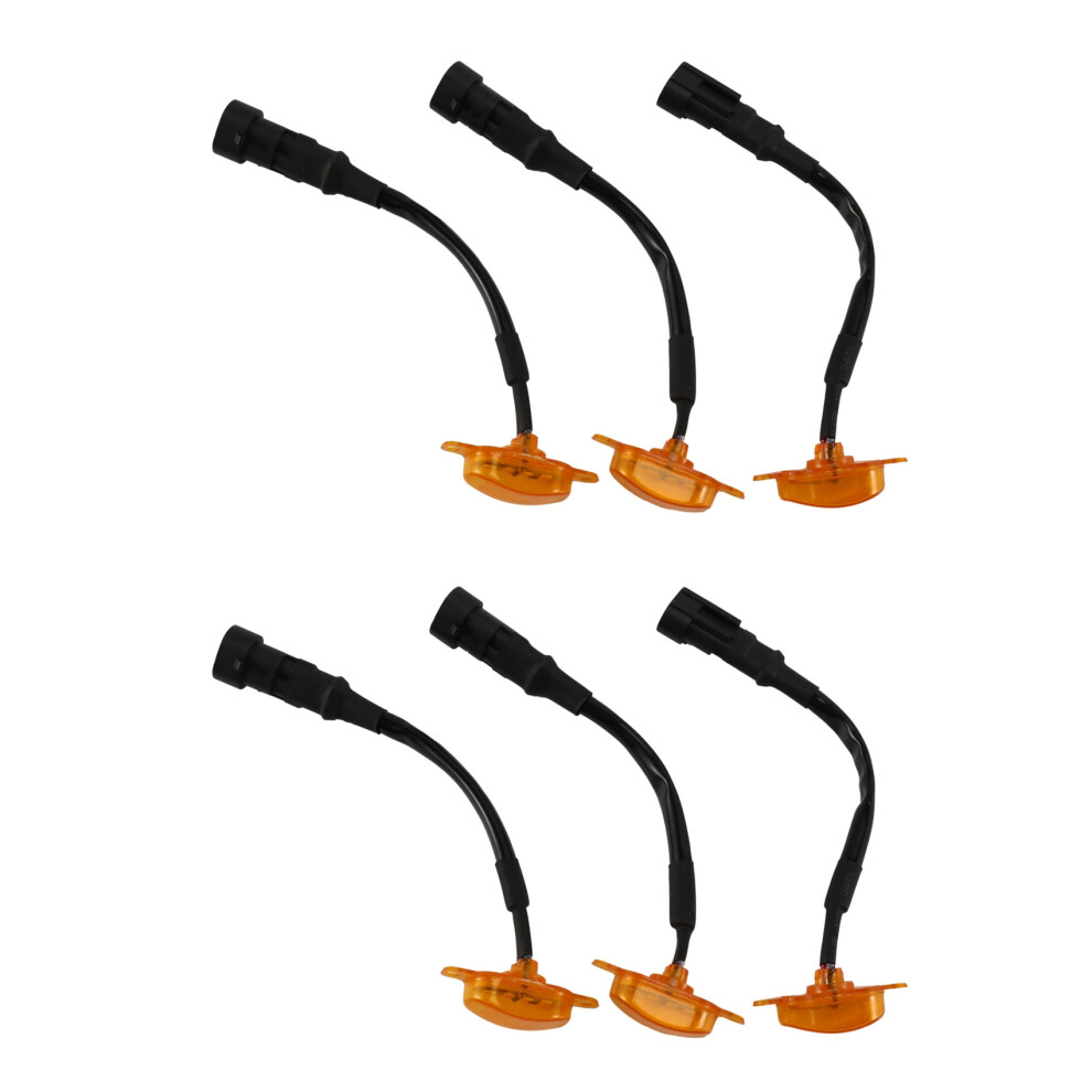 6Pcs Led Grille Running Lamps, Front Bumper Hood Grille Led For 2004-2014 & 2014- F150/F250 Raptor Light 6033682545945