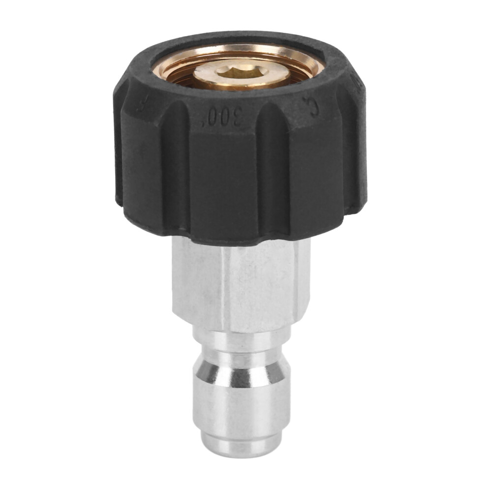 2X Pressure Washer Twist Connect M22 14Mm X 3/8 Inch Quick Disconnect Plug High Pressure B Fitting, 5000 Psi, Twis281 4762825978310