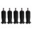 5X Auto Tool Adjustable High Pressure Washer Nozzle Tips,Variable Spray Pattern, 1/4Inch Quick Connect Plug,3000 Psi 1
