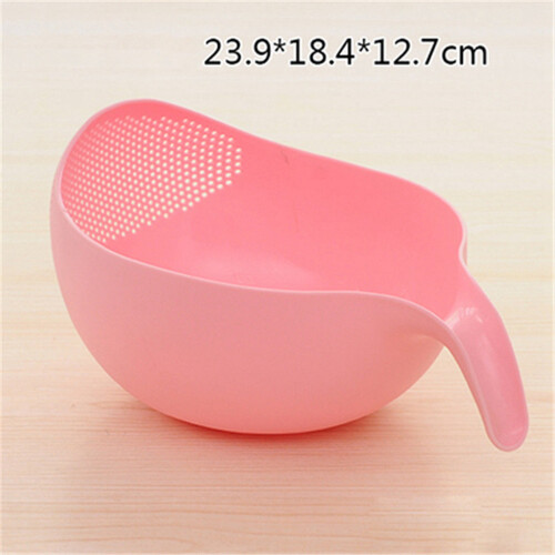 2X Durable Rice Washing Filter Strainer Kitchen Tool Beans Peas Sieve Basket Colanders Cleaning Gadget Filtering 1