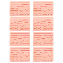 8X Medizinische Haut Naht Chirurgisches Schulungen Kit Pad Suture Trainings Kit Suture Pad Trauma ZubehöR für Praxis und Ausbildung