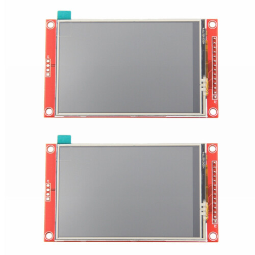 2X 3.5 Inch 480X320 SPI Serial TFT LCD Module Display Screen with Press Panel Driver IC ILI9488 for MCU 1