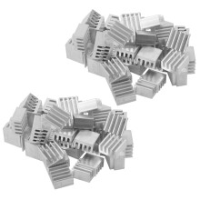 100 Stücke 9 x 9 x 5mm  AluminiumküHlkörper für IC LED Chipsatz RAM